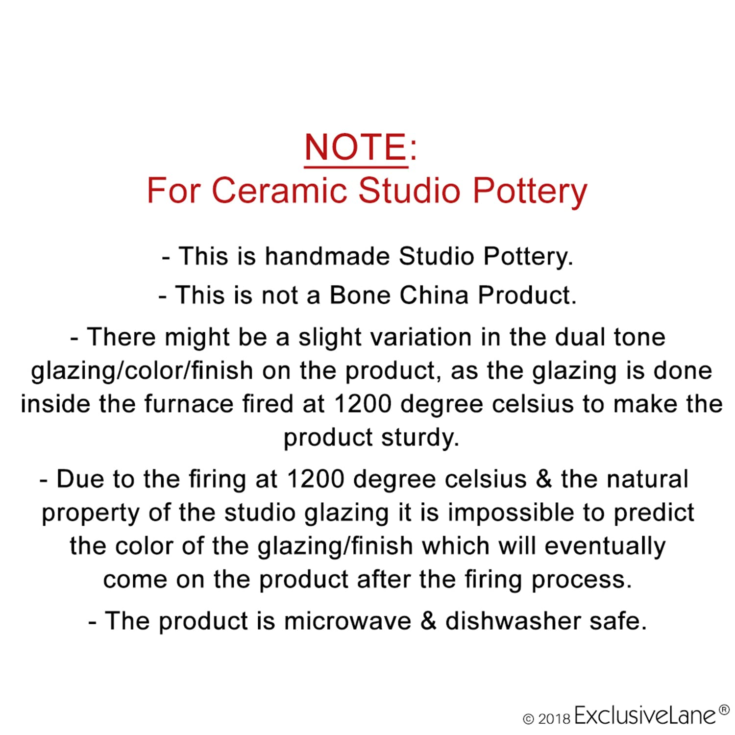 Exclusivelane The Hut Family Ceramic Quarter Plates Set Of 6 (6 Pieces, 7 Inch, Dishwasher & Microwave Safe) |Handpainted Quar